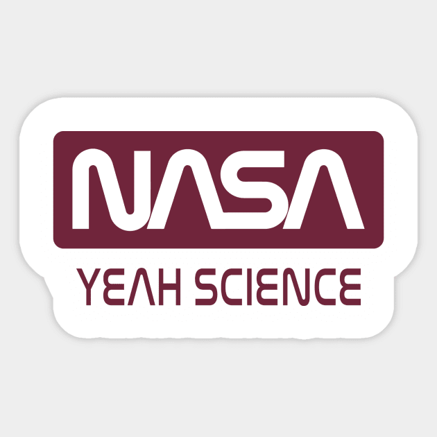 Space And Science And Yeah Sticker by alfiegray